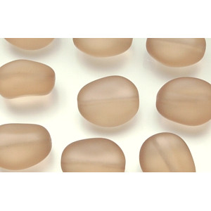 Nugget 23x19mm Matte - Lt Smoky Topaz 100gr (M10200)