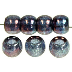Roll Beads 12mm Luster - Transparent Amethyst 250gr (LE00030)