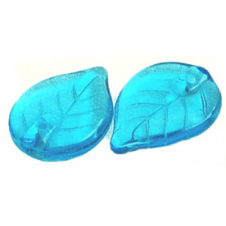 Leaves 18x13mm Aquamarine 250gr (60020)