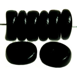 Donut Beads 15x7mm Jet 250gr (23980)