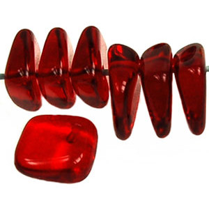 Unique Rhombus 14x5mm Siam Ruby 250gr (90090)