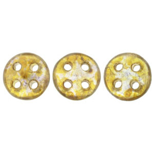 QuadraLentil 6mm Luster - Transparent Gold/Smokey Topaz 100gr (LG00030)