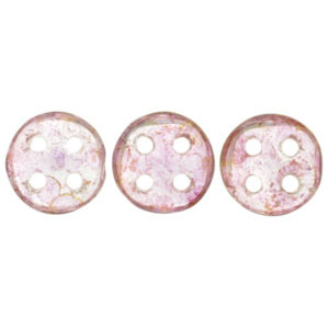 QuadraLentil 6mm Luster - Transparent Topaz/Pink 100gr (LP00030)