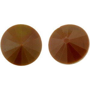 Rivoli 12mm Chocolate 10pc (RV041)