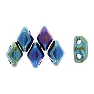 MiniGemDuo 6x4mm Iris - Blue 50gr (21435JT)