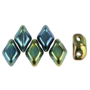 MiniGemDuo 6x4mm Iris - Green 50gr (21455JT)