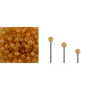 Finial Half-Drilled Round Bead 2mm Rosaline Antique Shimmer 50gr (S21C70100)