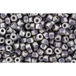 Matubo 3-Cut Seed Bead 6/0 Silver Luster - Opaque Amethyst 50gr (TS23020)