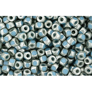 Matubo 3-Cut Seed Bead 6/0 Silver Luster - Blue Turquoise 50gr (TS63030)