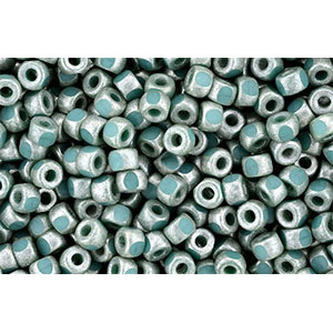 Matubo 3-Cut Seed Bead 6/0 Silver Luster - Turquoise 50gr (TS63130)