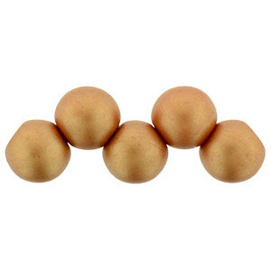 Top Hole Round 6mm Satin Metallic Peach 600pc (29412AL)