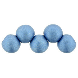 Top Hole Round 6mm Satin Metallic Azure 600pc (29434AL)
