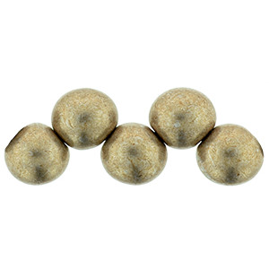 Top Hole Round 6mm Saturated Metallic Hazelnut 600pc (77056CR)