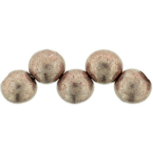 Top Hole Round 6mm Saturated Metallic Pale Dogwood 600pc (77057CR)