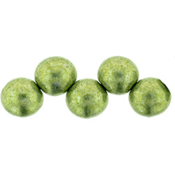 Top Hole Round 6mm Saturated Metallic Greenery 600pc (77064CR) Top Hole Round 6mm Saturated Metallic Greenery 600pc (77064CR)