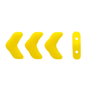 Vee Bead 10x4mm Opaque Yellow 300pc (83120)