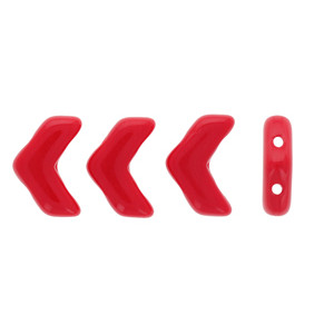 Vee Bead 10x4mm Opaque Red 300pc (93200)
