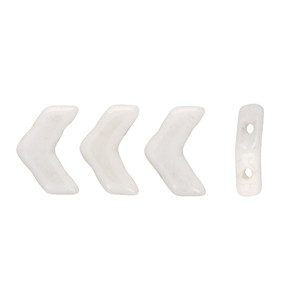 Vee Bead 10x4mm Luster - Alabaster 300pc (L02010)