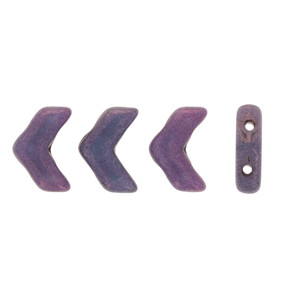 Vee Bead 10x4mm Luster - Metallic Amethyst 300pc (LE02010)