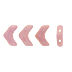 Vee Bead 10x4mm Rosaline Luster - Alabaster White 300pc (LK02010)