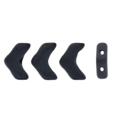 Vee Bead 10x4mm Matte - Jet 300pc (M23980)