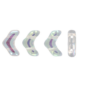 Vee Bead 10x4mm Crystal AB 300pc (X00030)