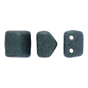 Roof Bead 6x6mm Metallic Suede - Dk Forest 600pc (79052JT)