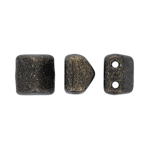 Roof Bead 6x6mm Metallic Suede - Dk Green 600pc (79082JT)