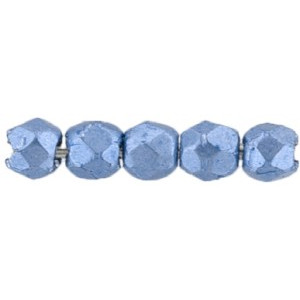 Fire-Polish 2mm Saturated Metallic Little Boy Blue 1200pc (05A05)