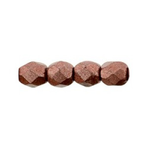 Fire-Polish 3mm Saturated Metallic Grenadine 1200pc (04B01)