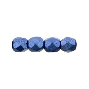 Fire-Polish 3mm Saturated Metallic Navy Peony 1200pc (04B05)