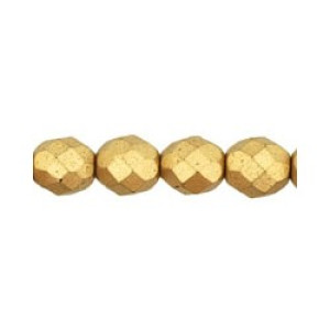 Fire-Polish 8mm Matte - Metallic Flax 300pc (K0171JT)