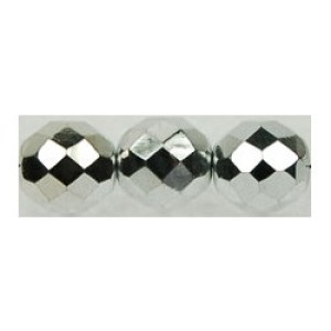 Fire-Polish 10mm Silver 300pc (27000CR)