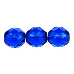 Fire-Polish 10mm Sapphire 300pc (30050)