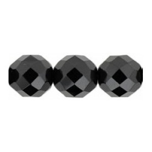 Fire-Polish 12mm Jet 150pc (23980)