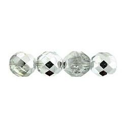 Fire-Polish 12mm Silver 1/2 150pc (S00030)
