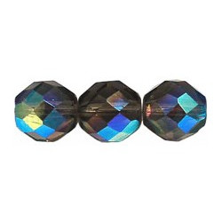 Fire-Polish 12mm Black Diamond AB 150pc (X40010)