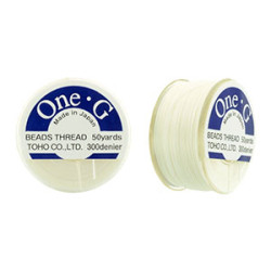 TOHO One-G Thread 46м White 1pc TOHO One-G Thread 46м White 1pc