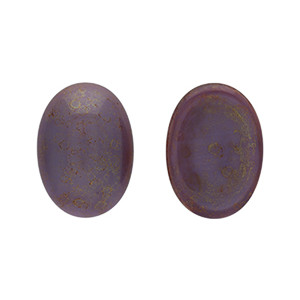 Glass cabochons 25x18мм Amethyst - Luster - Transparent Topaz/Pink 1pc (P26020) Glass cabochons 25x18мм Amethyst - Luster - Transparent Topaz/Pink 1pc (P26020)
