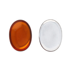 Glass cabochons 25x18мм Topaz - Silver Foiled 1pc (SF10080) Glass cabochons 25x18мм Topaz - Silver Foiled 1pc (SF10080)