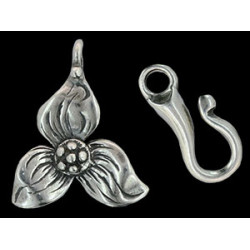 Trillium Toggle Set : Antique Silver 	