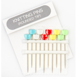 Tulip - Knitting Pins (10 pcs) : Rounded Tip Multi-Colored Tulips 	