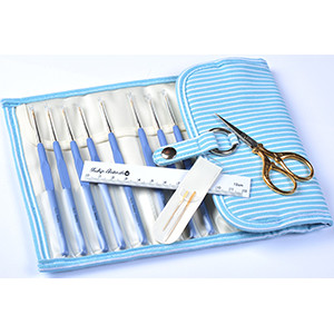 Tulip - Etimo Steel Crochet Hook Set (13 pcs) : Premium Gold 	
