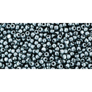 TOHO Charlottes 15/0 Metallic Hematite 100gr - T1-15-81