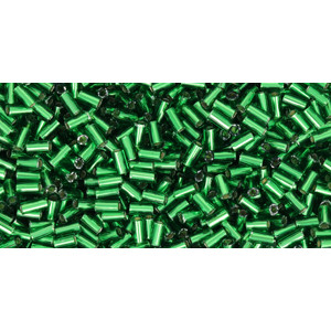 TOHO Bugle 3mm Silver-Lined Grass Green 250gr - TB-01-27B