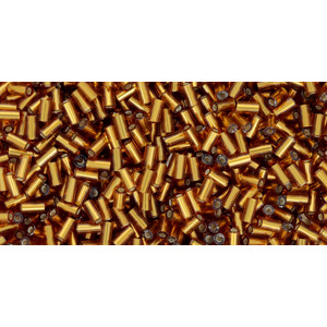 TOHO Bugle 3mm Silver-Lined Smoky Topaz 250gr - TB-01-34
