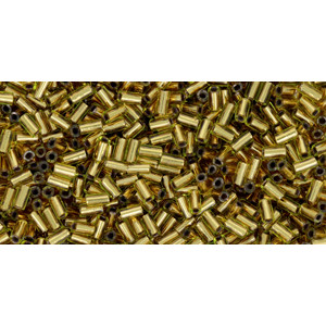 TOHO Bugle 3mm Copper-Lined Lime Green 250gr - TB-01-747