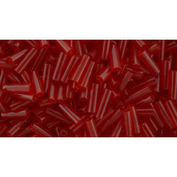 TOHO Bugle 6mm Transparent Siam Ruby 250gr - TB-02-5B