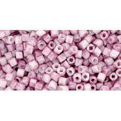 TOHO Cube 1,5mm Marbled Opaque Pink/Pink 250gr - TC-01-1202
