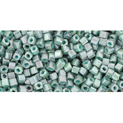 TOHO Cube 1,5mm Marbled Opaque Turquoise/Blue 250gr - TC-01-1207